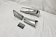 Vintage Stainless Steel Trim Pieces AFTER Chrome-Like Metal Polishing - Stainless Steel Polishing - Trim Polishing