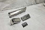 Vintage Stainless Steel Trim Pieces AFTER Chrome-Like Metal Polishing - Stainless Steel Polishing - Trim Polishing