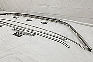 Vintage Automotive Trim Pieces AFTER Chrome-Like Metal Polishing and Buffing Services - Steel Polishing Services