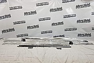 Vintage Stainless Steel Automotive Trim Pieces AFTER Chrome-Like Metal Polishing and Buffing Services - Steel Polishing Services