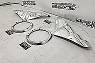 Aluminum Truck Trim Pieces AFTER Chrome-Like Metal Polishing - Aluminum Polishing Services