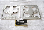 Custom Aluminum Design Decorative Wall Trim Piece BEFORE Metal Polishing and Buffing Services