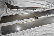 Eldorado Steel Car Trim Pieces / Moulding BEFORE Chrome-Like Metal Polishing and Buffing Services / Restoration Services