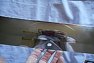 Aluminum Trim Piece BEFORE Chrome-Like Metal Polishing and Buffing Services / Restoration Services