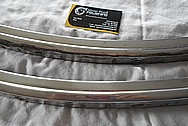 Aluminum Trim Piece BEFORE Chrome-Like Metal Polishing and Buffing Services / Restoration Services