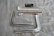 Aluminum Trim Piece BEFORE Chrome-Like Metal Polishing and Buffing Services / Restoration Services