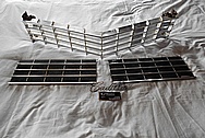 1967 Cadillac Eldorado 2 Door Coupe Aluminum Grille and Headlight Covers BEFORE Chrome-Like Metal Polishing and Buffing Services / Restoration Service