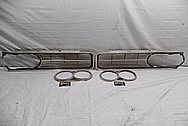 1967 Pontiac GTO Aluminum Trim Pieces BEFORE Chrome-Like Metal Polishing and Buffing Services - Custom Painting Services - Aluminum Polishing 