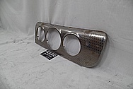 1940's Buick Stainless Steel Dash Pieces BEFORE Chrome-Like Metal Polishing - Stainless Steel Polishing