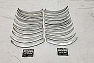 Vintage Stainless Steel Automotive Trim Pieces BEFORE Chrome-Like Metal Polishing and Buffing Services - Steel Polishing Services