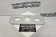 Aluminum Trim Piece BEFORE Chrome-Like Metal Polishing and Buffing Services - Aluminum Polishing