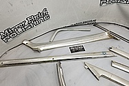 Stainless Steel Trim Pieces BEFORE Chrome-Like Metal Polishing - Stainless Steel Polishing Services