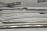 Stainless Steel Trim Pieces BEFORE Chrome-Like Metal Polishing - Stainless Steel Polishing Services