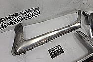 Chevy Corvette Stainless Steel Trim Pieces BEFORE Chrome-Like Metal Polishing and Buffing Services / Restoration Services - Steel Polishing - Trim Polishing