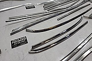Stainless Steel Trim Pieces BEFORE Chrome-Like Metal Polishing and Buffing Services / Restoration Services - Stainless Steel Polishing - Trim Polishing