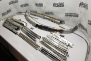 Stainless Steel Trim Pieces BEFORE Chrome-Like Metal Polishing and Buffing Services - Stainless Steel Polishing - Trim Polishing Service 