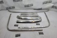 Stainless Steel Automotive Trim BEFORE Chrome-Like Metal Polishing and Buffing Services / Restoration Services - Trim Polishing Service 