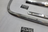 Stainless Steel Automotive Trim BEFORE Chrome-Like Metal Polishing and Buffing Services / Restoration Services - Trim Polishing Service 