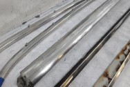 Stainless Steel Trim Pieces BEFORE Chrome-Like Metal Polishing and Buffing Services / Restoration Services - Stainless Steel Trim Polishing