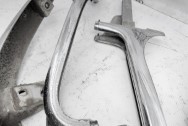 Vintage Stainless Steel Chevy Trim Project BEFORE Chrome-Like Metal Polishing | Steel Polishing | Trim Polishing Service