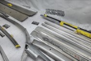 1964 Ford Galaxy 500 XL Stainless Steel Trim Pieces BEFORE Chrome-Like Metal Polishing | Trim Polishing | Stainless Steel Polishing Services