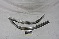 1967 Chevrolet Corvette Steel Trim Piece BEFORE Chrome-Like Metal Polishing and Buffing Services / Restoration Services