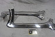 1967 Chevrolet Corvette Steel Trim Piece BEFORE Chrome-Like Metal Polishing and Buffing Services / Restoration Services