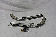 1967 Chevrolet Corvette Steel Trim Piece BEFORE Chrome-Like Metal Polishing and Buffing Services / Restoration Services