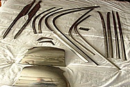 Stainless Steel Trim Pieces BEFORE Chrome-Like Metal Polishing and Buffing Services / Restoration Services