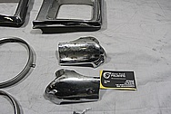 1967 Oldsmobile Cutlass 442 Stainless Steel Trim Pieces BEFORE Chrome-Like Metal Polishing and Buffing Services / Restoration Services