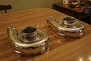 Aluminum Turbo Housing AFTER Chrome-Like Metal Polishing and Buffing Services