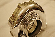 Aluminum Turbo Housing AFTER Chrome-Like Metal Polishing and Buffing Services