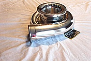 Precision Turbo Aluminum Turbo Housing AFTER Chrome-Like Metal Polishing and Buffing Services