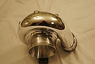 Aluminum Turbo Housing AFTER Chrome-Like Metal Polishing and Buffing Services