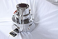 Fanuc Robotics Laser Aluminum Turbo Blower Housing AFTER Chrome-Like Metal Polishing and Buffing Services / Restoration Services