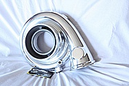 Precision Turbo Aluminum Turbo Housing AFTER Chrome-Like Metal Polishing and Buffing Services / Restoration Services