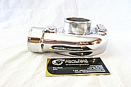 Garrett GT 2050 Aluminum Harley Davidson Motorcycle Turbo Housing AFTER Chrome-Like Metal Polishing and Buffing Services / Restoration Services