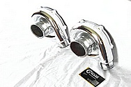 Garrett Aluminum Turbocharger AFTER Chrome-Like Metal Polishing and Buffing Services / Restoration Services