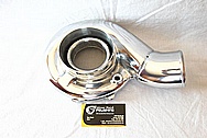 Aluminum Turbocharger Compressor Housing AFTER Chrome-Like Metal Polishing and Buffing Services / Restoration Services