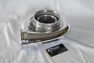 Precision Turbo Aluminum Turbo Housing AFTER Chrome-Like Metal Polishing and Buffing Services / Restoration Services 