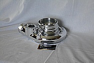 Aluminum Turbo Housing AFTER Chrome-Like Metal Polishing and Buffing Services / Restoration Services 