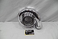 Garrett Aluminum Turbo Housing AFTER Chrome-Like Metal Polishing and Buffing Services