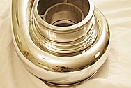 Aluminum Turbo Housing AFTER Chrome-Like Metal Polishing and Buffing Services