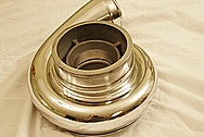 Aluminum Turbo Housing AFTER Chrome-Like Metal Polishing and Buffing Services