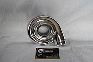 Garrett Aluminum Turbo Housing AFTER Chrome-Like Metal Polishing and Buffing Services