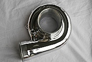 Aluminum Turbo Housing AFTER Chrome-Like Metal Polishing and Buffing Services