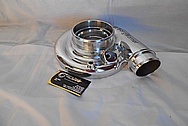 Borg Warner Aluminum Turbo Housing AFTER Chrome-Like Metal Polishing and Buffing Services