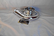 Borg Warner Aluminum Turbo Housing AFTER Chrome-Like Metal Polishing and Buffing Services