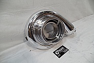 Garrett Aluminum Turbo Housing AFTER Chrome-Like Metal Polishing and Buffing Services 