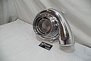 Toyota Supra Aluminum Turbo Housing AFTER Chrome-Like Metal Polishing and Buffing Services